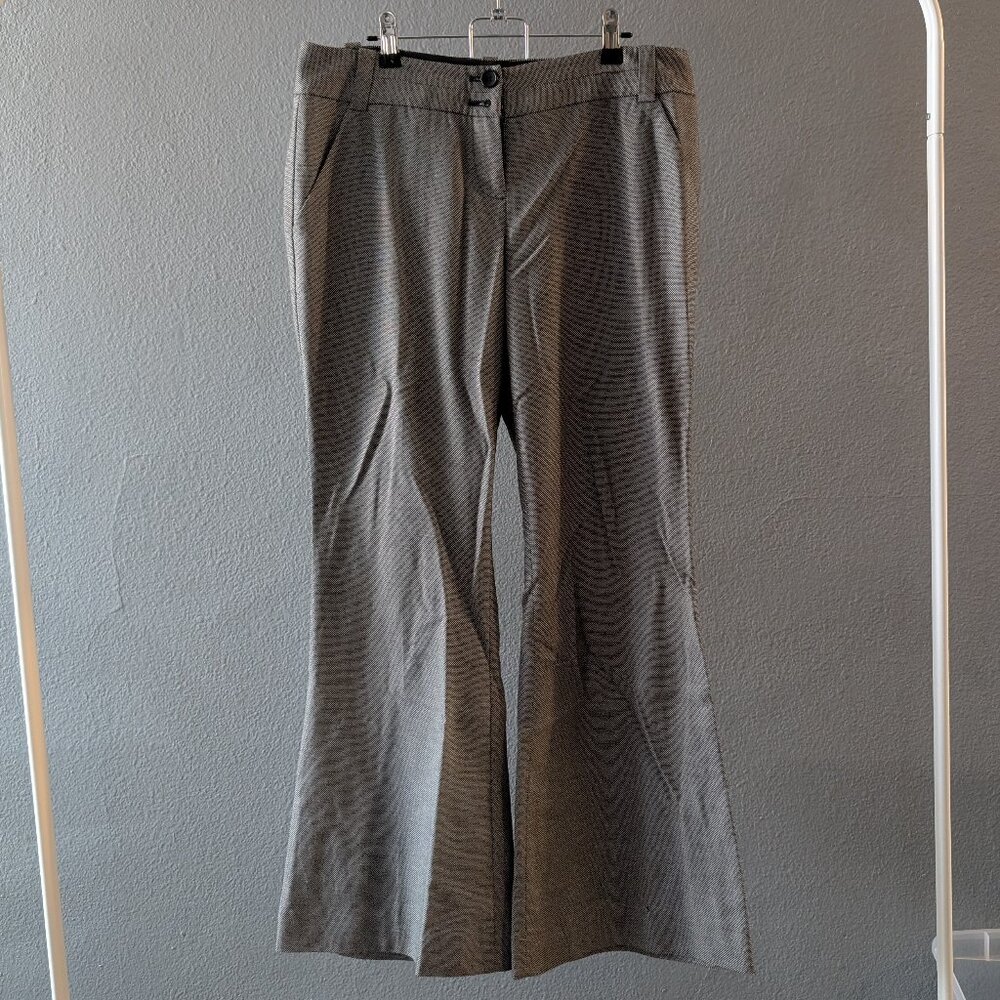 The Limited Women's Cassidy Fit Black and White Trousers Sz 6S